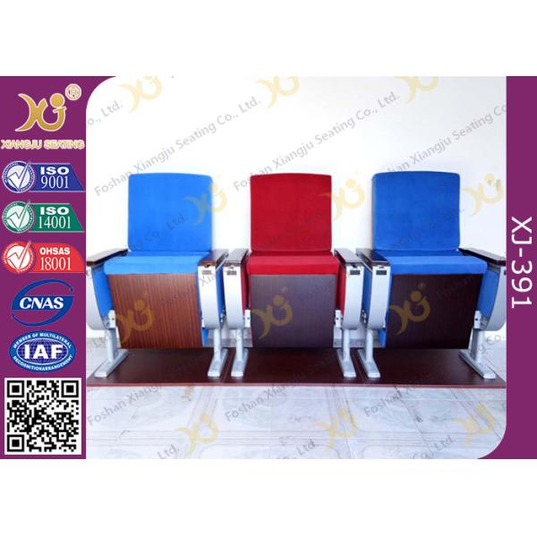 Pure Aluminum Alloy Structure Cinema Theater Chairs With Big Folding Dining Table