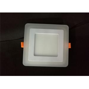 Embedded Square 9 Watt Led Panel Light White Red For Residential 120 Degrees