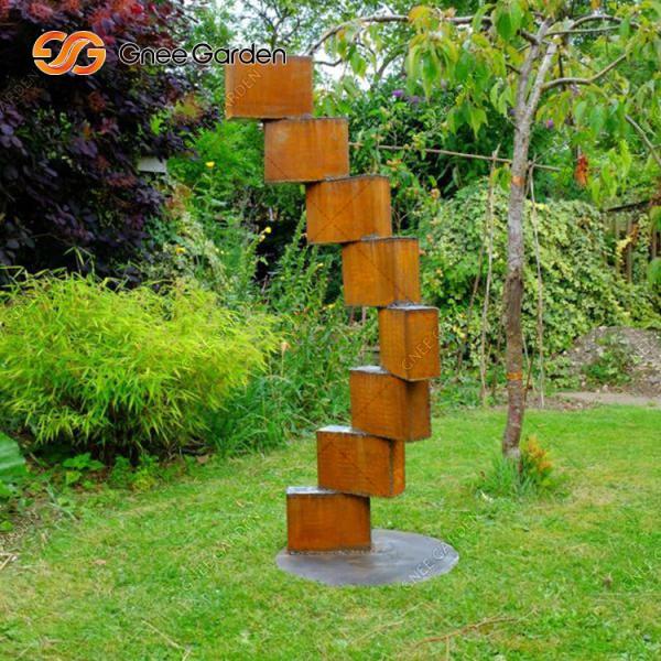 New Design Large Outdoor Modern Corten Steel Sculpture Art