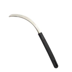 1.8in Encryption Garden Sawtooth Sickle Agricultural Tool Fiberglass Handle