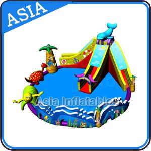 Outdoor Inflate Amusement Water Park , Inflatable Water Park , Inflatable Ground