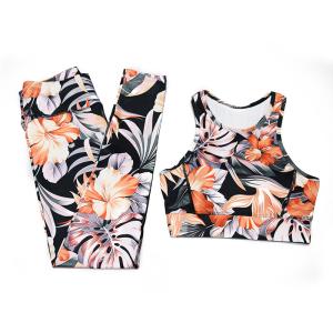 OEM Yoga Fitness Set Women Leggings Manufacturers Digital Printing