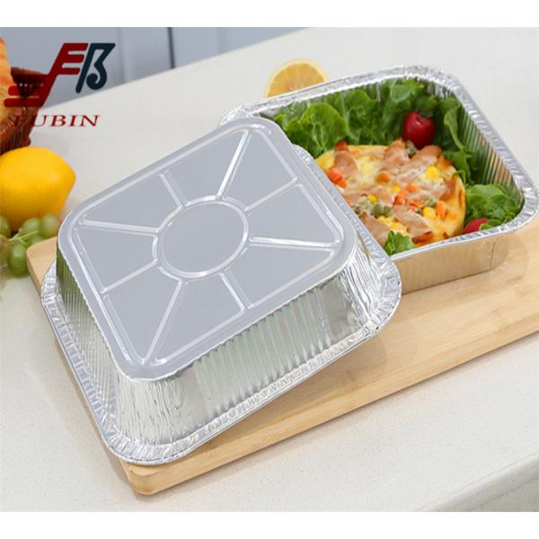 Buy Inflight Square Foil Trays OEM Aluminium Takeaway Boxes at wholesale prices