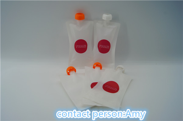 Buy Custom liquid bags with spout , reusable liquid sachet packing 250ml at wholesale prices