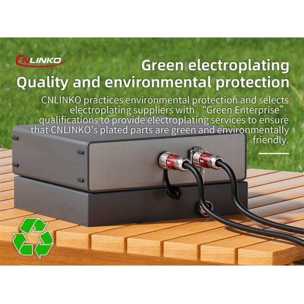 Cnlinko DH 16 Series Locking Screw Type 3 Pin Waterproof Cable Power Plug Connector