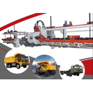 120 Tons Nominal Force CNC Plate Punching Production Line 25 Modules For Truck