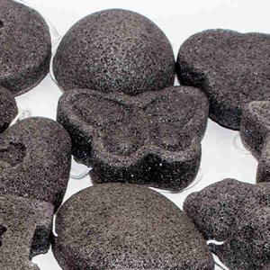 Blue Gray Gently Exfoliating Konjac Sponge Soft Facial Cleansing Sponge