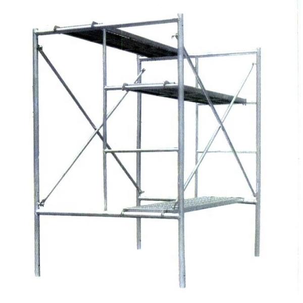 Buy Construction Steel Ladders Hdg H Frame Scaffolding Co2 Arc Welding at wholesale prices