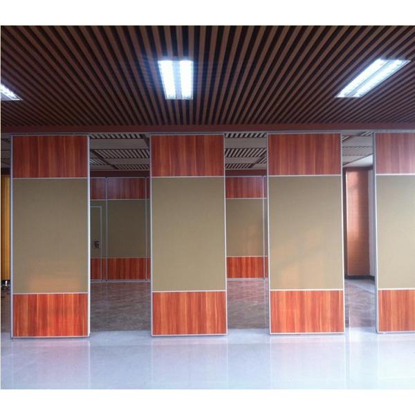 Commercial Folding Door Mdf Board Automatic Room Dividers For Great Hall