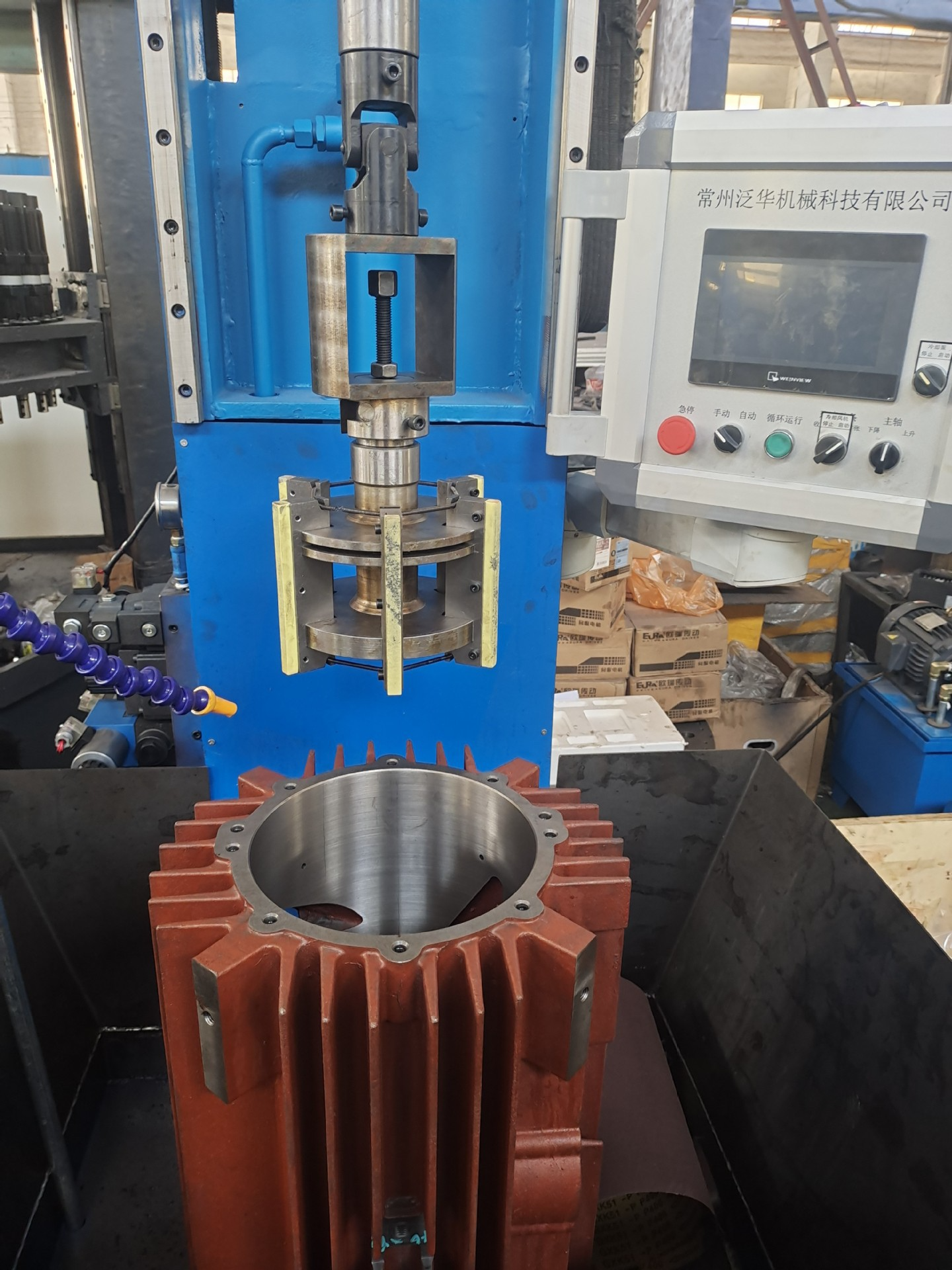 CNC/PLC Hydraulic Vertical Honing Machine HDLH2510Z Precision Abrasive Expansion