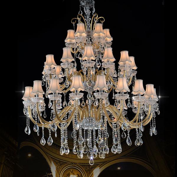 Buy Chrome metal finish glass ceiling pendant chandelier (WH-CY-57) at wholesale prices