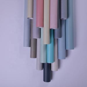 Textured Vinyl Wallpapers Solid Color 3D Wallpaper Peel Off Stickers for Home