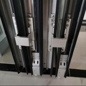 High-grade Aluminum Folding Door with 2.0mm Profile Thickness and Customized Frame Width