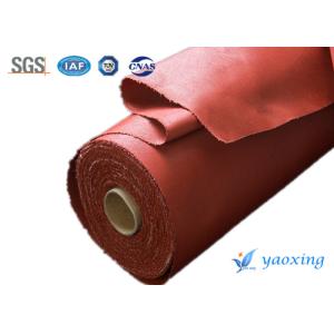 China Heat Resistant Silicone Fiberglass Fabric 1000mm Width on sale