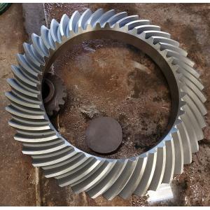 Spiral Bevel Gears With Helix Angle 35° Surface Hardness HRC62 0.2mm Backlash