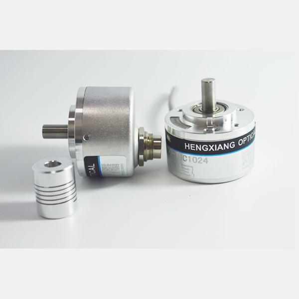 Buy Aluminum Alloy PNP OD 50mm S50 Solid Shaft Encoder at wholesale prices