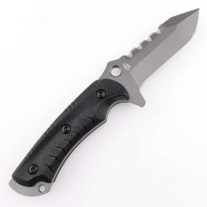 Rustproof Folding Pocket Knife Dagger Steel Knife G10 Handle 143g