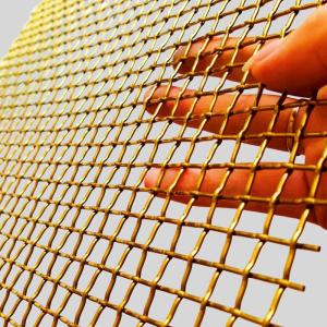 Liquid And Gas Filtration Brass Woven Mesh Screen