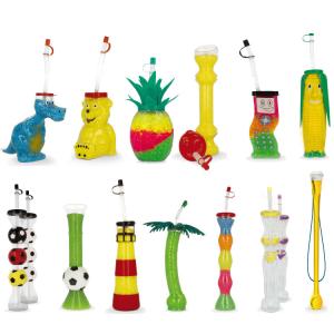 OEM ODM Customized Printing Yard Cups For Slush Alcoholic Beverage