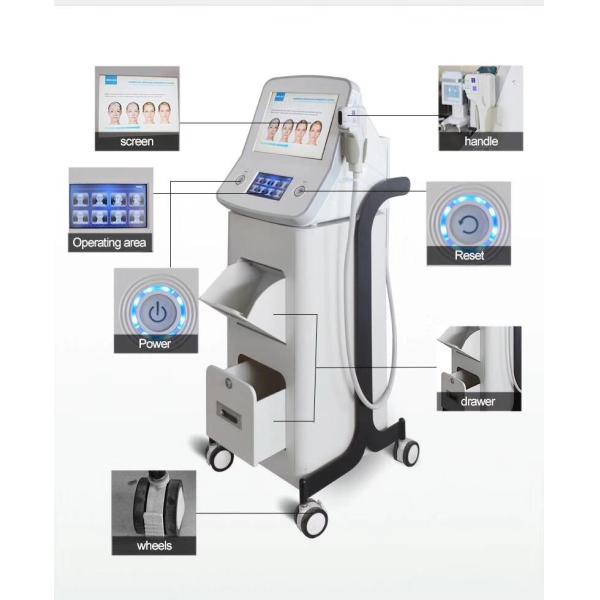 Non Invasive Face Lift Treatment with DOUBLO Gold HIFU MFU SMAS Lift Equipment