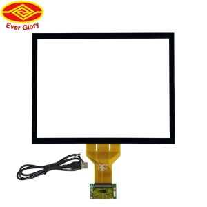 15 Inch Capacitive Industrial Touch Panels IP65 Waterproof Transparent Glass
