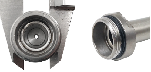 NBR Seal Stainless Steel 304 Tube 3/2 Way NC Solenoid Valve Armature