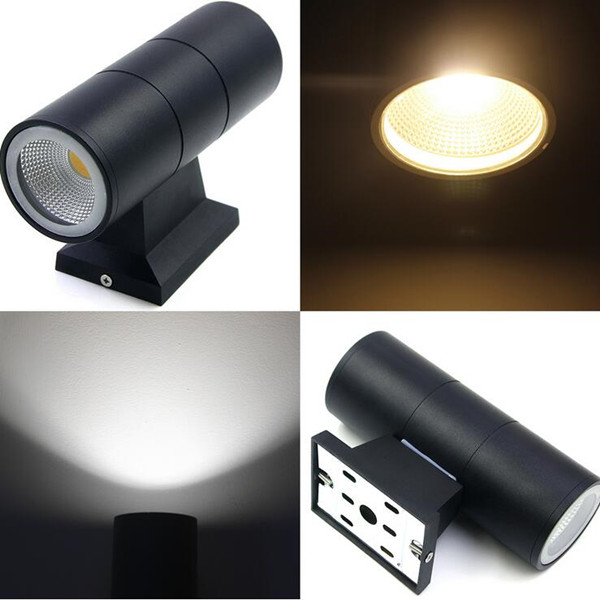 Two Side Up Down Smd Cob Led Wall Mount Light Outdoor 6500K For Park Or Yard