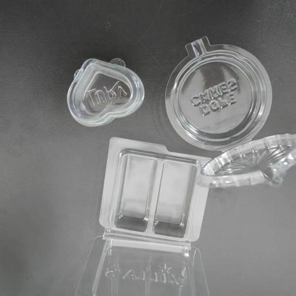 Different Shape Wax Clamshell Packaging Clear Blister Wax Melt Clamshells Packaging