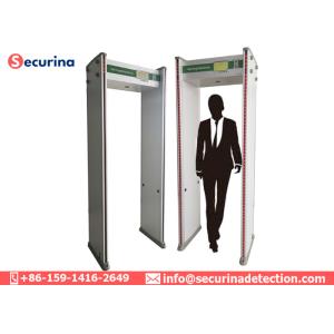 8 16 24 Zones Walk Through Metal Detector Waterproof DSP With Safe Alarm System