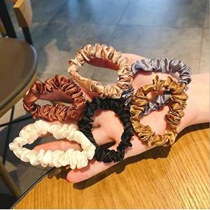 OEM ODM Satin Silk Scrunchies , 22mm Silk Lined Headband