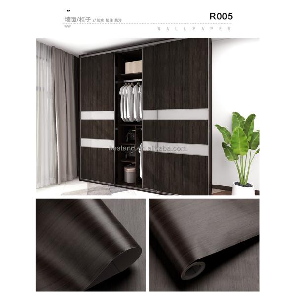 Wood Grain Soft Touch Self Adhesive PVC Film Roll for Furniture Protection