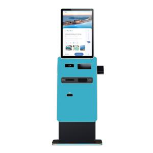 China Powerful Payment Terminal Self Service Kiosk with Cash Dispenser and Card Reader on sale