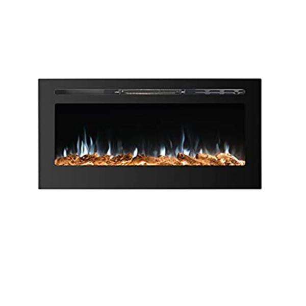Buy Electric Decorative Fireplace Heater Wall Mounted Fire Kamin Installation Type Insert at wholesale prices