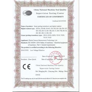 Zhuhai Easson Measurement Technology Ltd. Certifications