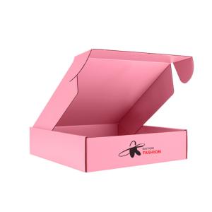 Recyclable CMYK Takeout Paper Box For Garment Packaging