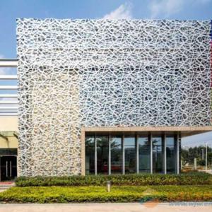 CNC Aluminum Curtain Wall Metal Panel PVDF Coating Fireproof