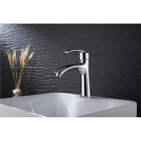 Buy Easy Installation Vanity Sink Faucets Chrome Plated Finish with Adjustable Accessories at wholesale prices