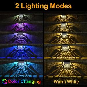 165g Waterproof Solar Deck Lights Screw Mount Solar Dock Light For Outdoor