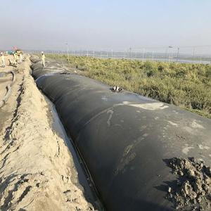 Customized Geotextile Tubes For Breakwater Embankment