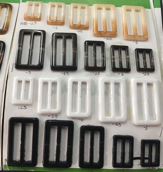 popular sequins various plastic/resin toggles resin buckle for coat belt