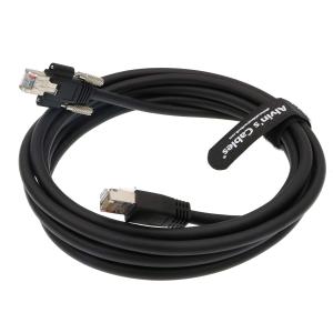 Alvin's GigE Vision CAT6a Cable, 9.84ft, Shielded, High-Flex, RJ45 Lock