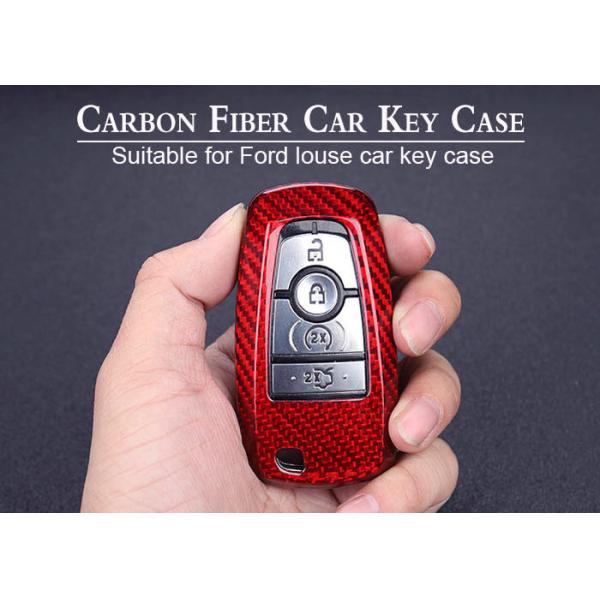 Buy Lightweight Auto Protection Ford Carbon Fibre Car Key Cover at wholesale prices