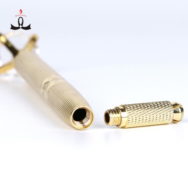 Upscale Diamond Manual Tattoo Pen With Box 3D Embroidery