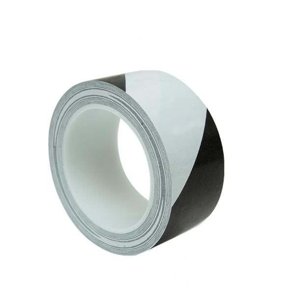 Buy White Black PVC Caution Tape For Identification And Construction at wholesale prices