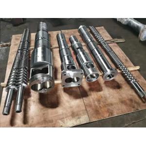 65/132 Conical Twin Screw Barrel For PVC Pipe Profile WPC Spc Pipe