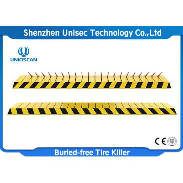 Automatic Electronic Hydraulic Traffic Control Spikes , Buried Free Spiked Road