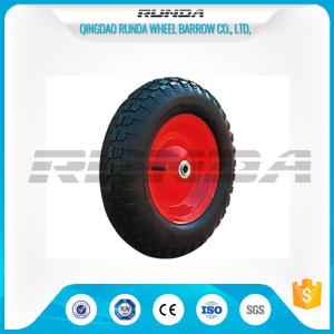 China Comb Pattern Air Heavy Duty Rubber Wheels 3.50-8 TR13 Valve For Tool Carts on sale