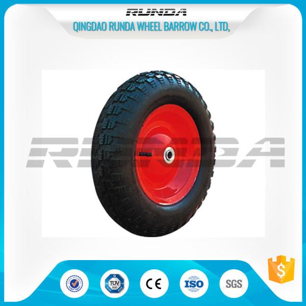 Buy Comb Pattern Air Heavy Duty Rubber Wheels 3.50-8 TR13 Valve For Tool Carts at wholesale prices