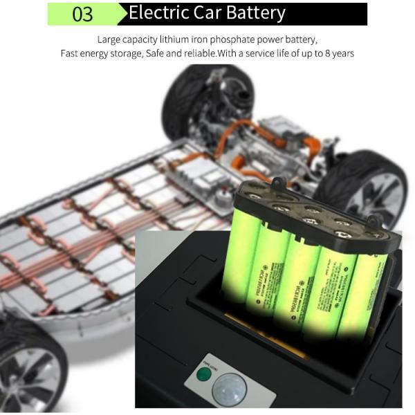 Aluminum IP65 Waterproof Solar Street Light 400W 600W Large Capacity Battery