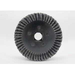 Quality Heavy Duty Twisted 12 Inch Knotted Wire Wheel Brush For Metal Tube Rust Removal for sale